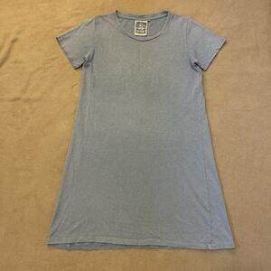 Jungmaven Rae Line Hemp Organic Cotton Tee Shirt Dress Small